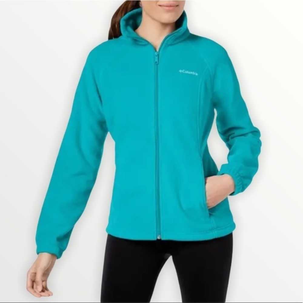 COLUMBIA Benton Springs Fleece Jacket sz S - Picture 2 of 9